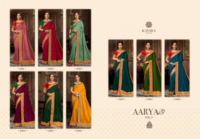 Kavira Aarya Heavy Designer Wholesale Wedding Wear Sarees